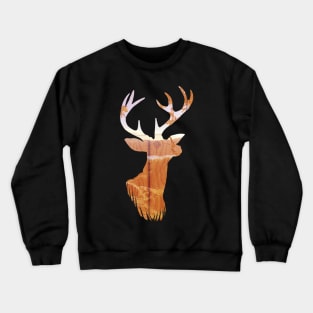 Deer Silhouette Art Crewneck Sweatshirt